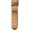 Ekena Millwork Merced Arts and Crafts Rough Sawn Bracket w/ Offset Brace, Western Red Cedar, 8"W x 24"D x 36"H BKT0806X24X36MRC03RWR - alternate 3